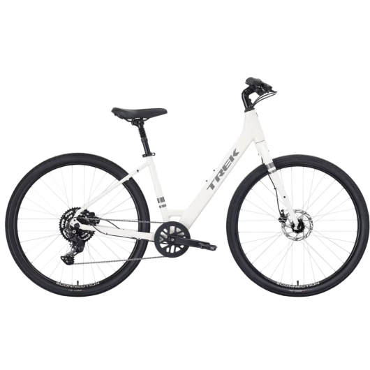 bicicleta-urbana-cidade-hibrida-trek-verve-lowstep-branca